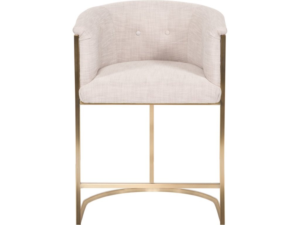 Skye Button Back Metal Frame Counter Stool - main image