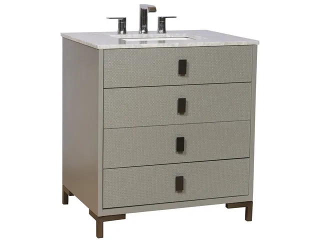 Abby Vanity with Metal Leg - Alternative View