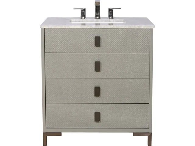 Abby Vanity with Metal Leg