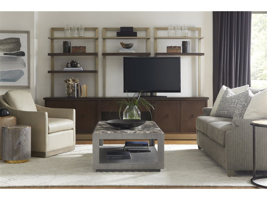 Ferrin Leather Plinth Base Swivel Chair - image 6