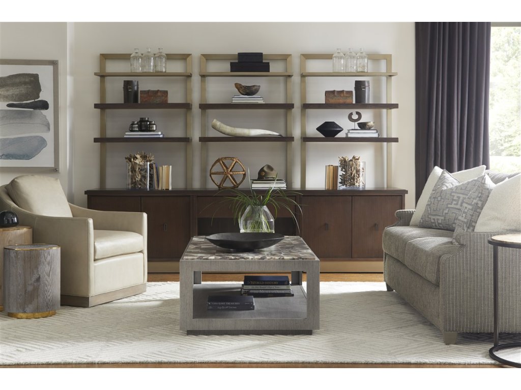 Ferrin Leather Plinth Base Swivel Chair - image 4