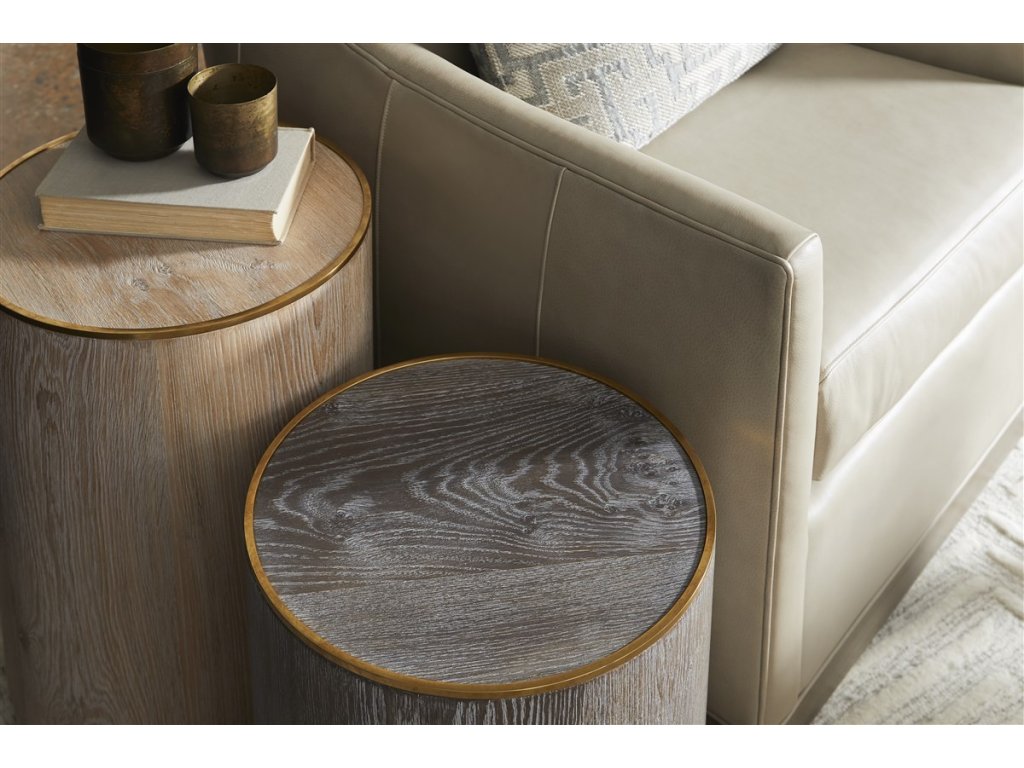 Ferrin Leather Plinth Base Swivel Chair - image 5