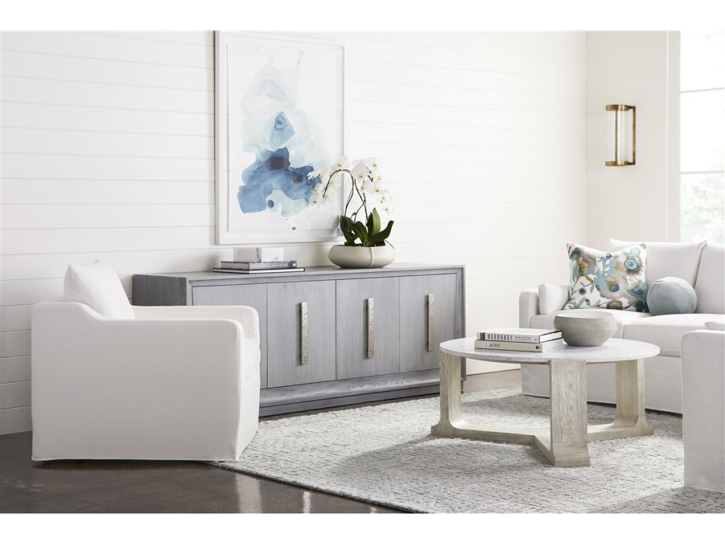 Thea Slipcovered Muslin Chair - image 4