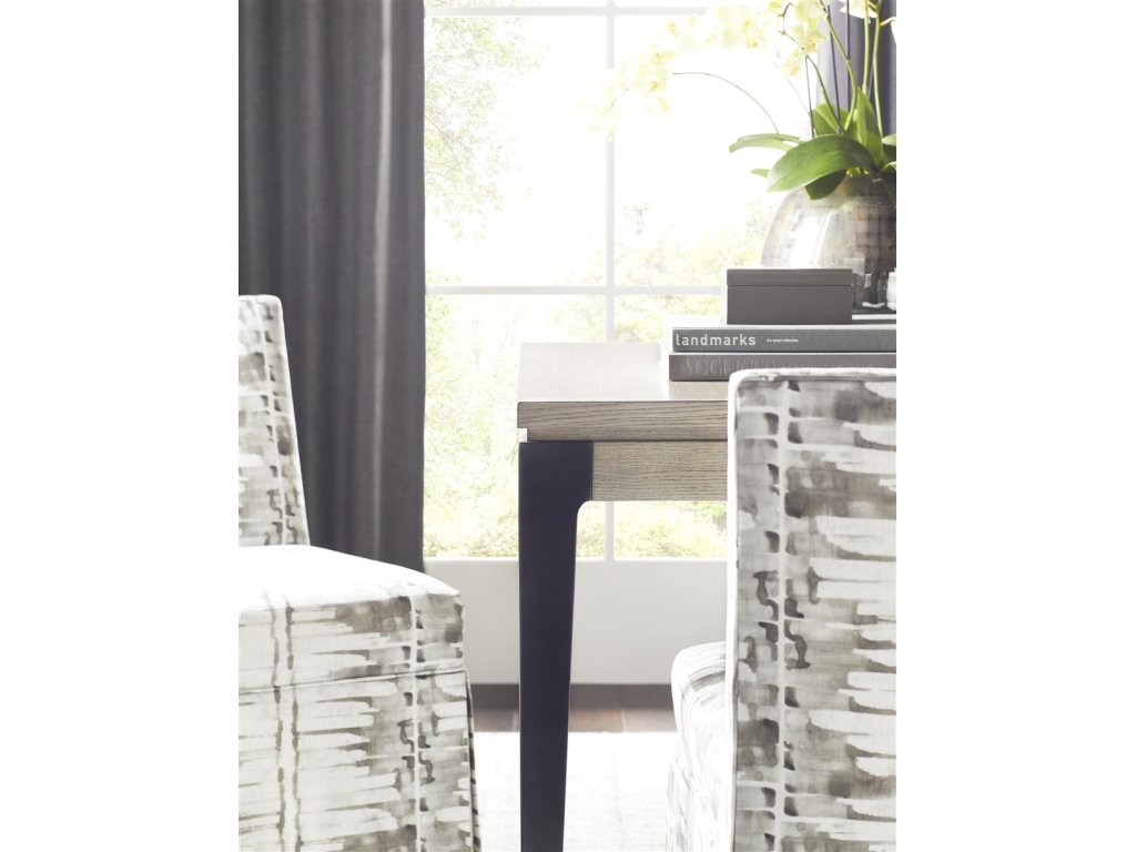 Metal Tapered Dining Table with Metal Tapered Leg - image 1