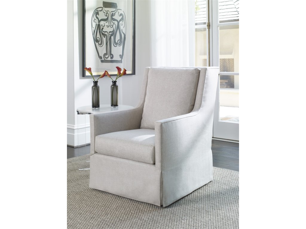 Norton Waterfall Skirt Swivel Chair - image 4