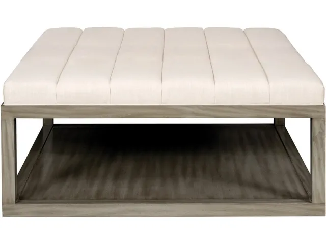 Wayland Square Wood Ottoman