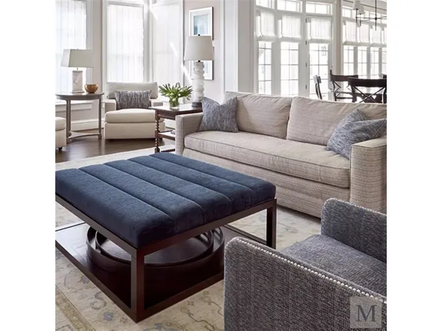 Wayland Square Wood Ottoman - Alternative View