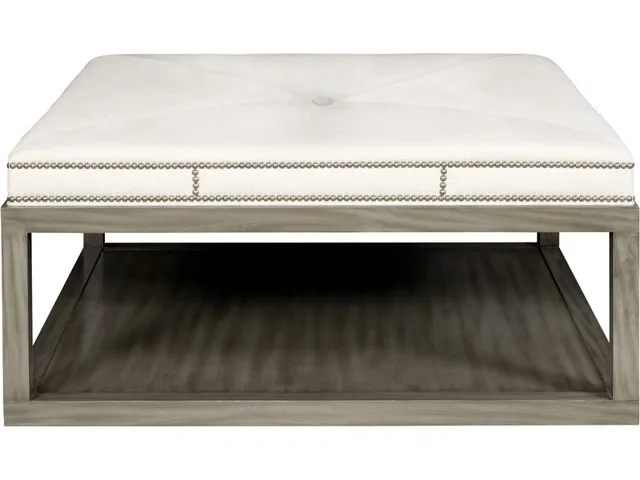 Wayland Square Wood Ottoman