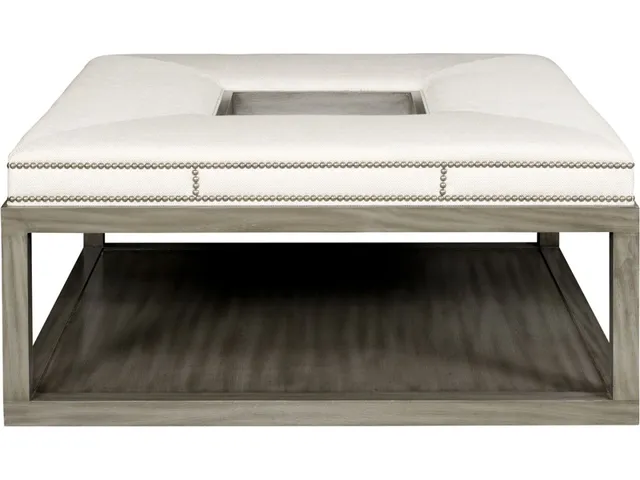 Wayland Square Wood Ottoman