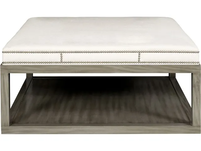 Wayland Square Wood Ottoman