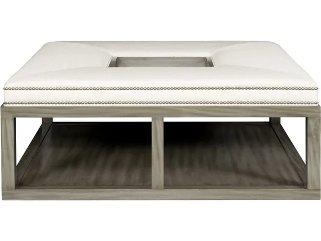 Wayland Square Wood Ottoman