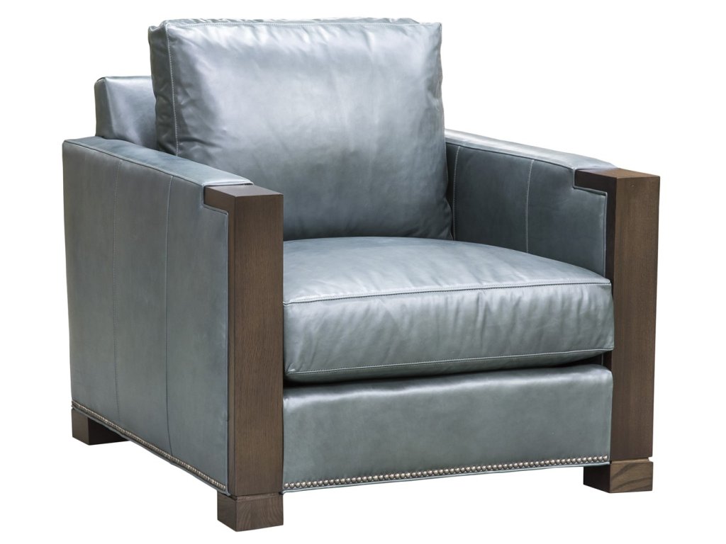 Michael Weiss Abingdon Leather Chair - image 1