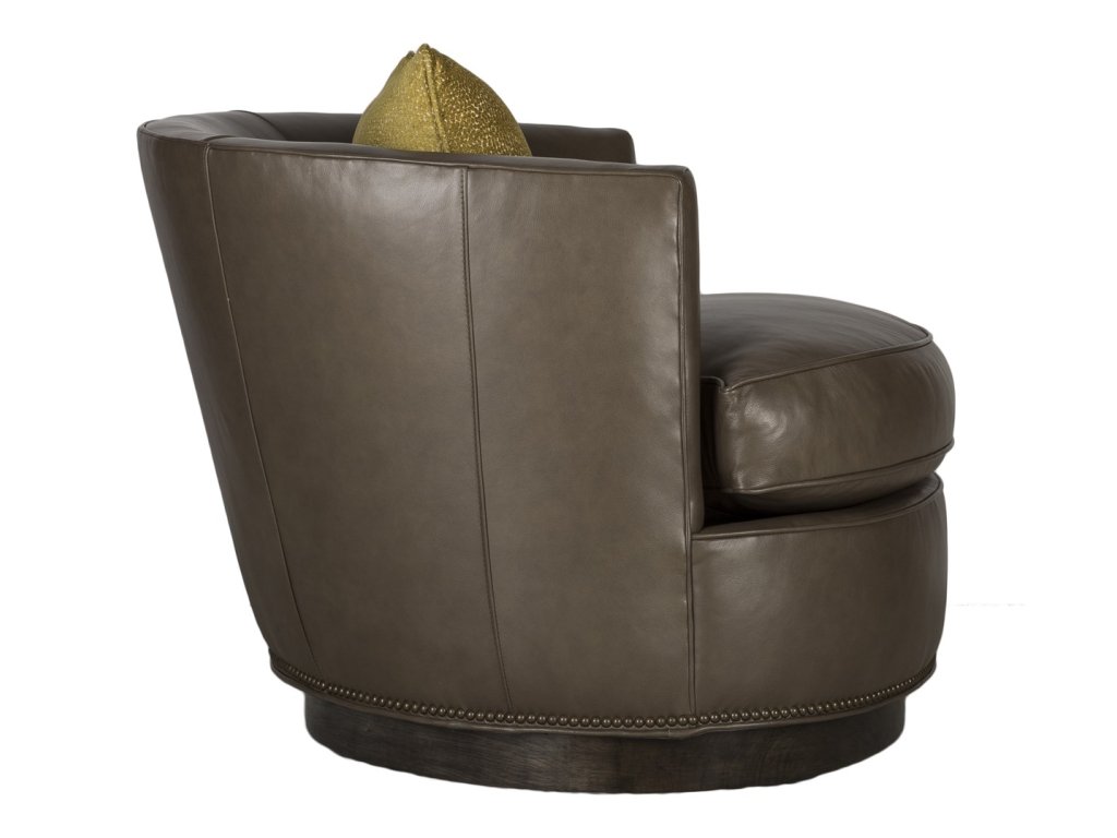 Bernadette Leather Swivel Chair - image 2