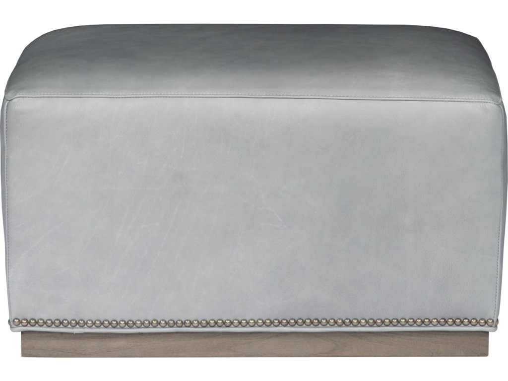 Donovan Leather Ottoman - main image