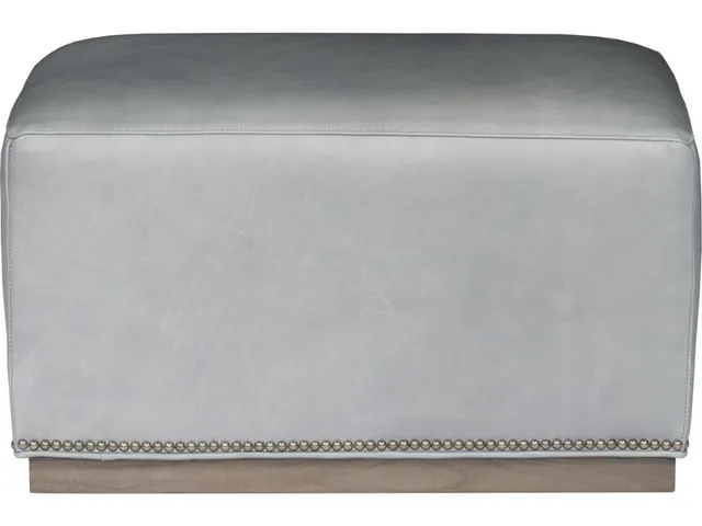 Donovan Leather Ottoman