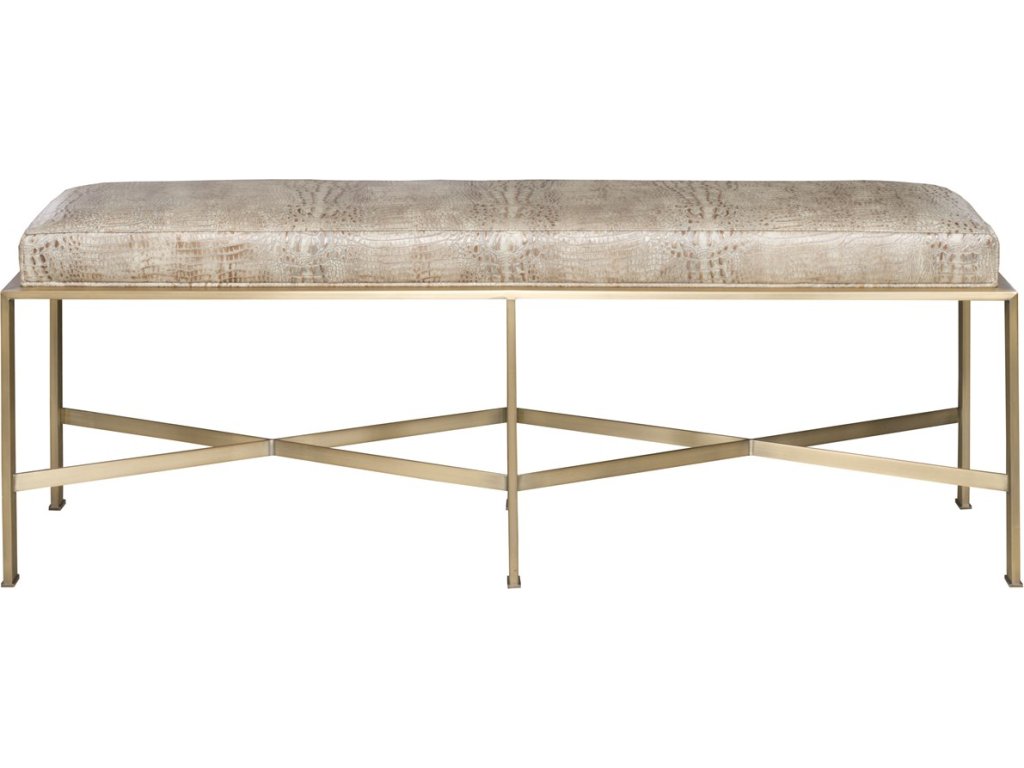 Penley Leather Bench - main image