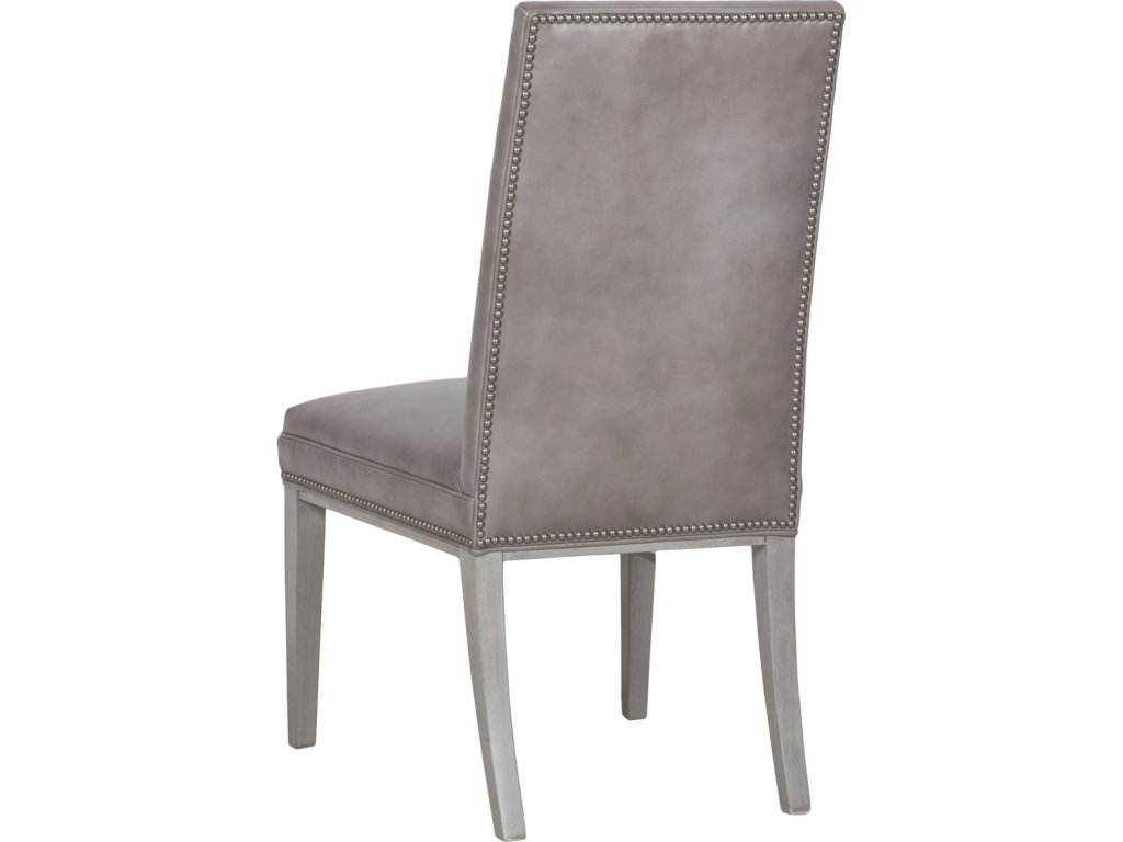 Hanover Leather Plain Back Side Chair - image 2