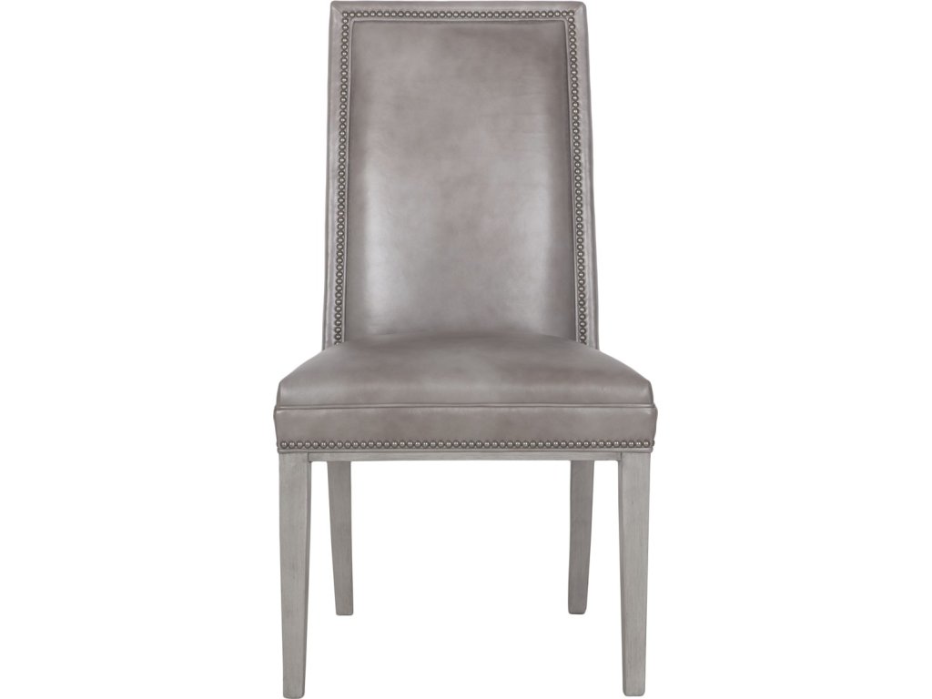 Hanover Leather Plain Back Side Chair - main image