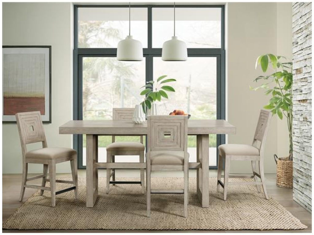 Upholstered Wood Back Counter Stool - image 1