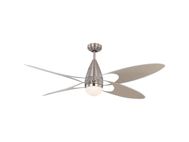 Butterfly 54 LED Ceiling Fan with Silver Blades and Light Kit