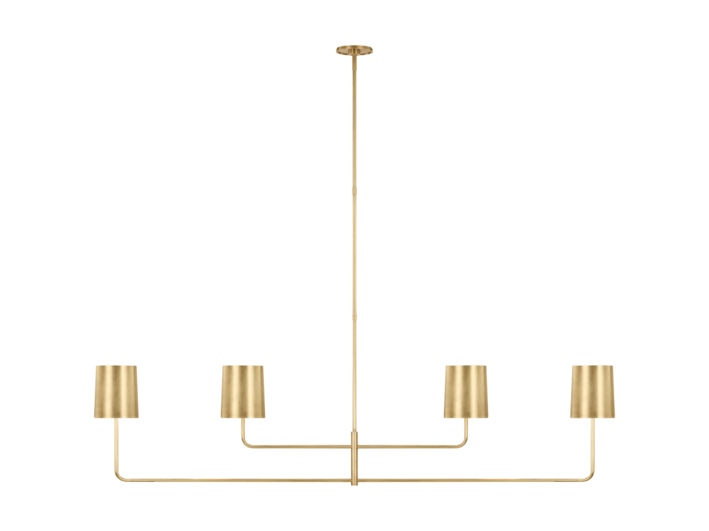 Go Lightly 70" Four Light Linear Chandelier - main image