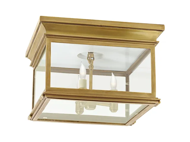 Club Large Square Flush Mount