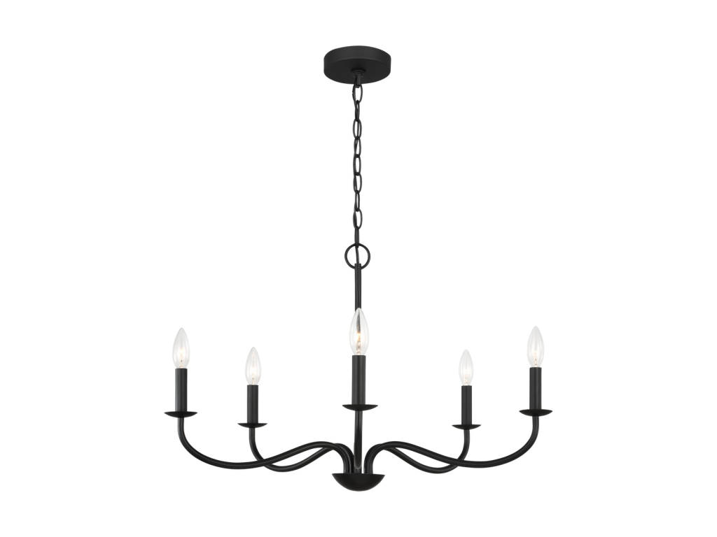 Abells Five Light Chandelier - main image