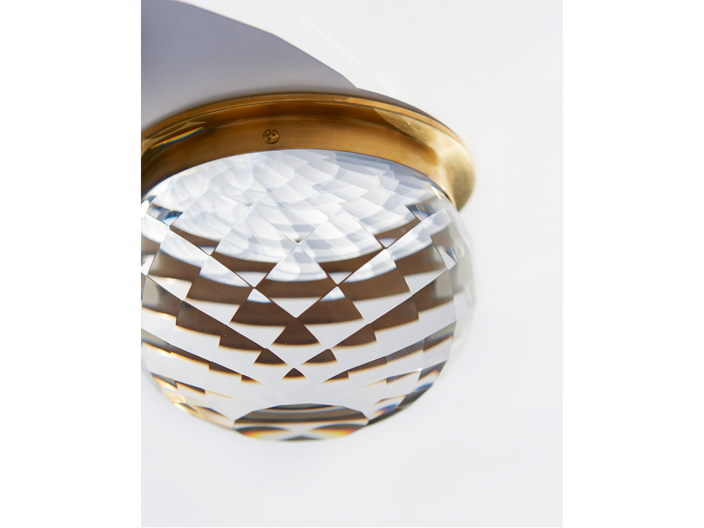 Hillam 5.5" Solitaire Flush Mount - image 1