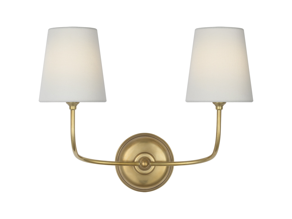 Vendome 16" Cordless Double Sconce - main image