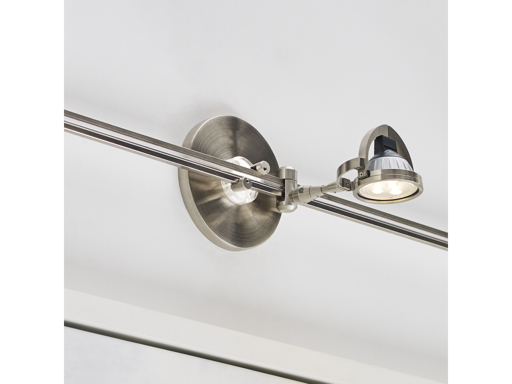 Wall MonoRail 4" Round Power Feed Canopy Single-Feed - image 1