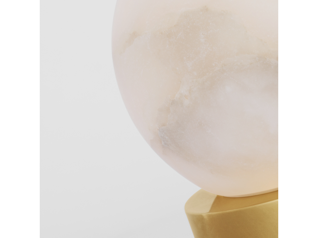 Mina Alabaster Accent Rechargeable Table Lamp - image 4