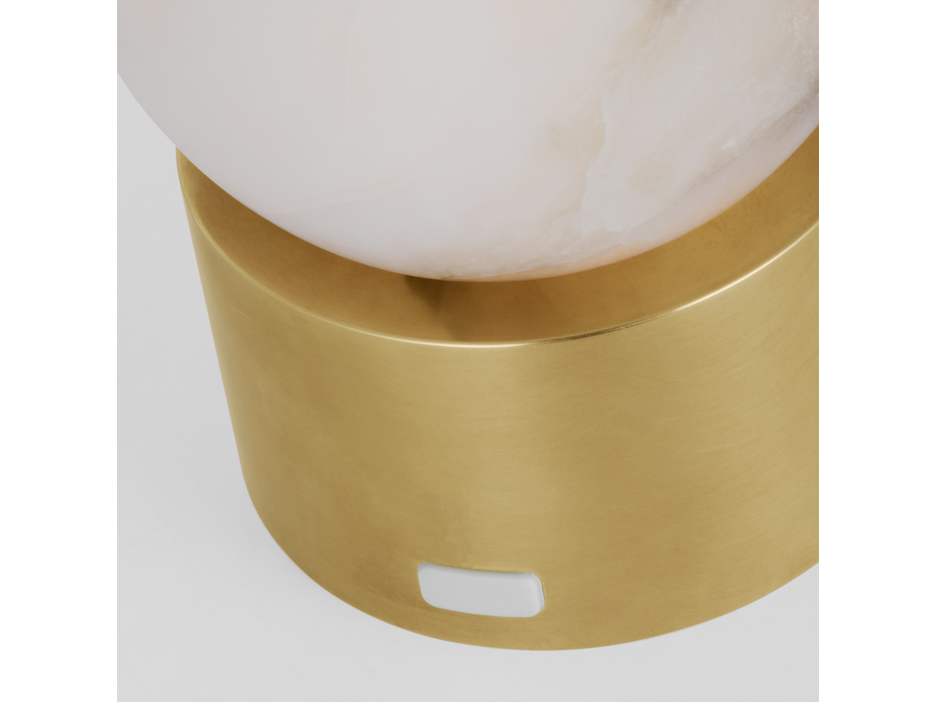 Mina Alabaster Accent Rechargeable Table Lamp - image 5