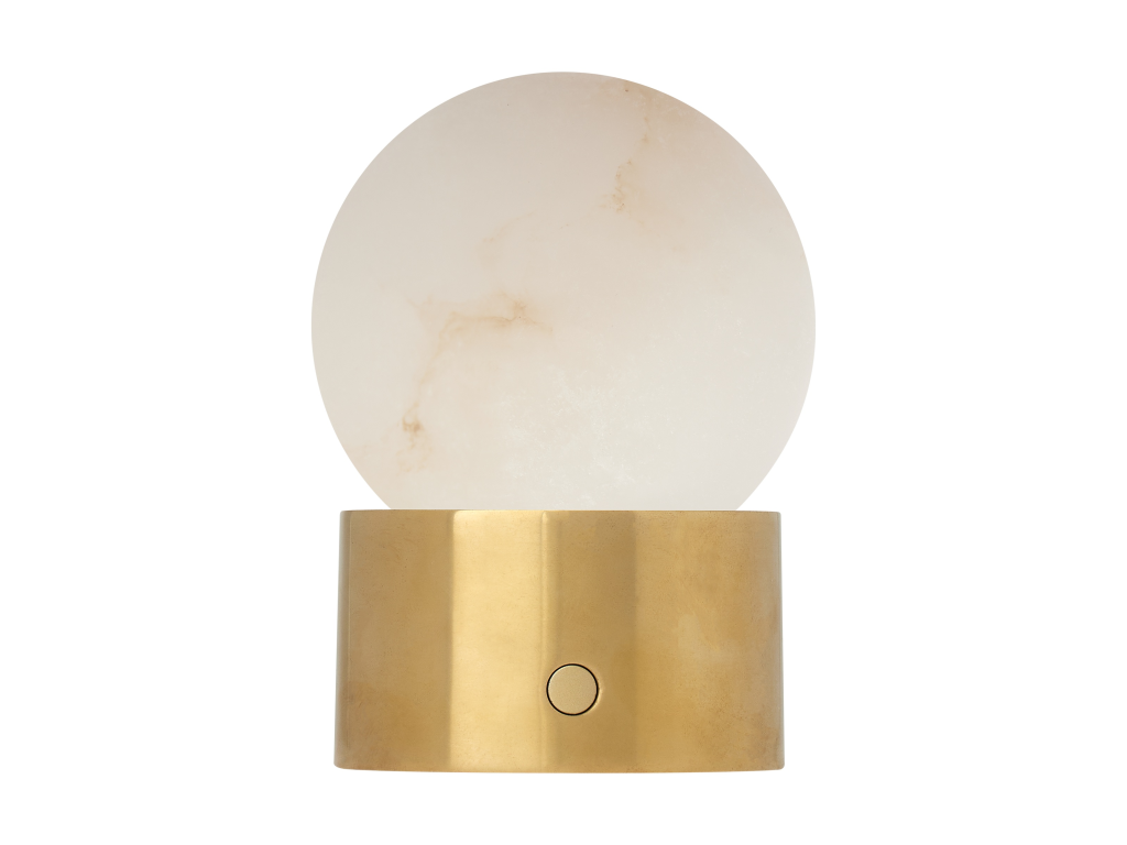 Mina Alabaster Accent Rechargeable Table Lamp - image 3