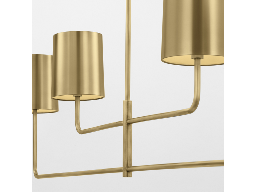 Go Lightly 70" Four Light Linear Chandelier - image 1