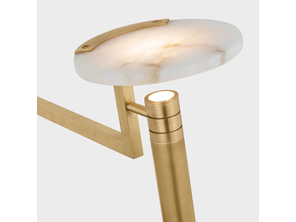Melange Extra Large Floating Disc Linear Chandelier - image 2