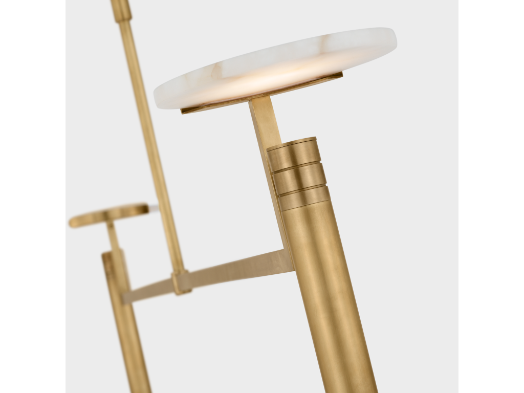 Melange Extra Large Floating Disc Linear Chandelier - image 3