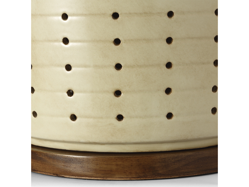 Halifax 28" Cordless Pierced Ceramic Table Lamp - image 5
