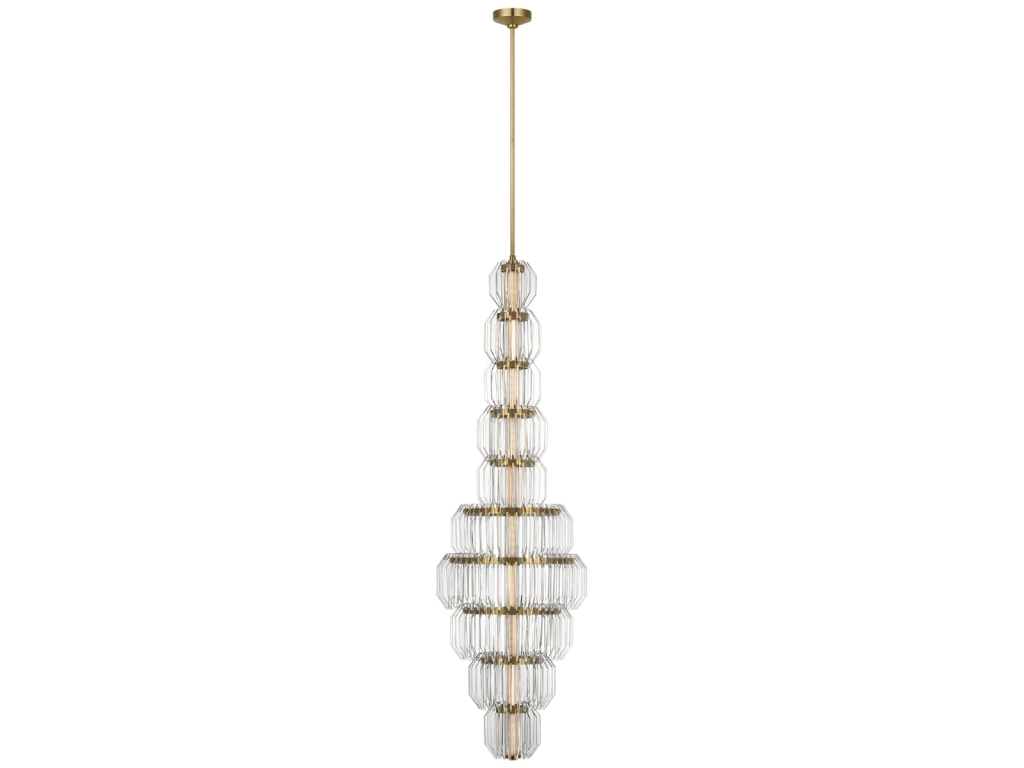 Killarney 19" Layered Entry Chandelier - main image