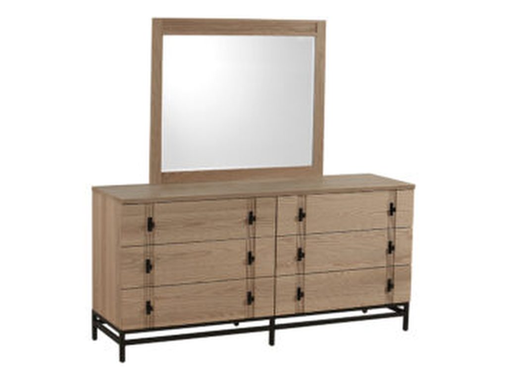 Amish Furniture of NE Abshire Dresser – 72″W Mirror Dresser Mirror, primary thumbnail