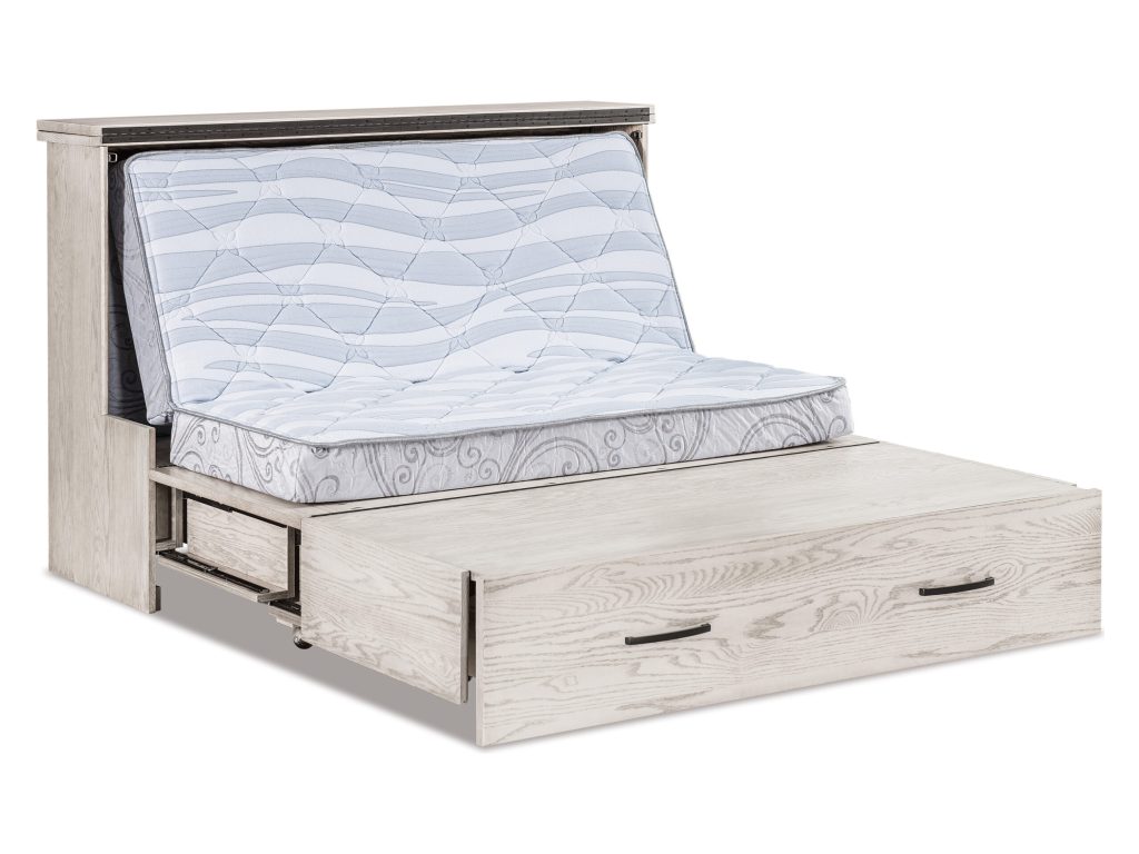 Amish Furniture of NE Mission 6″ Mobile Murphy Bed Panel/Wall Bed, alternate view 5