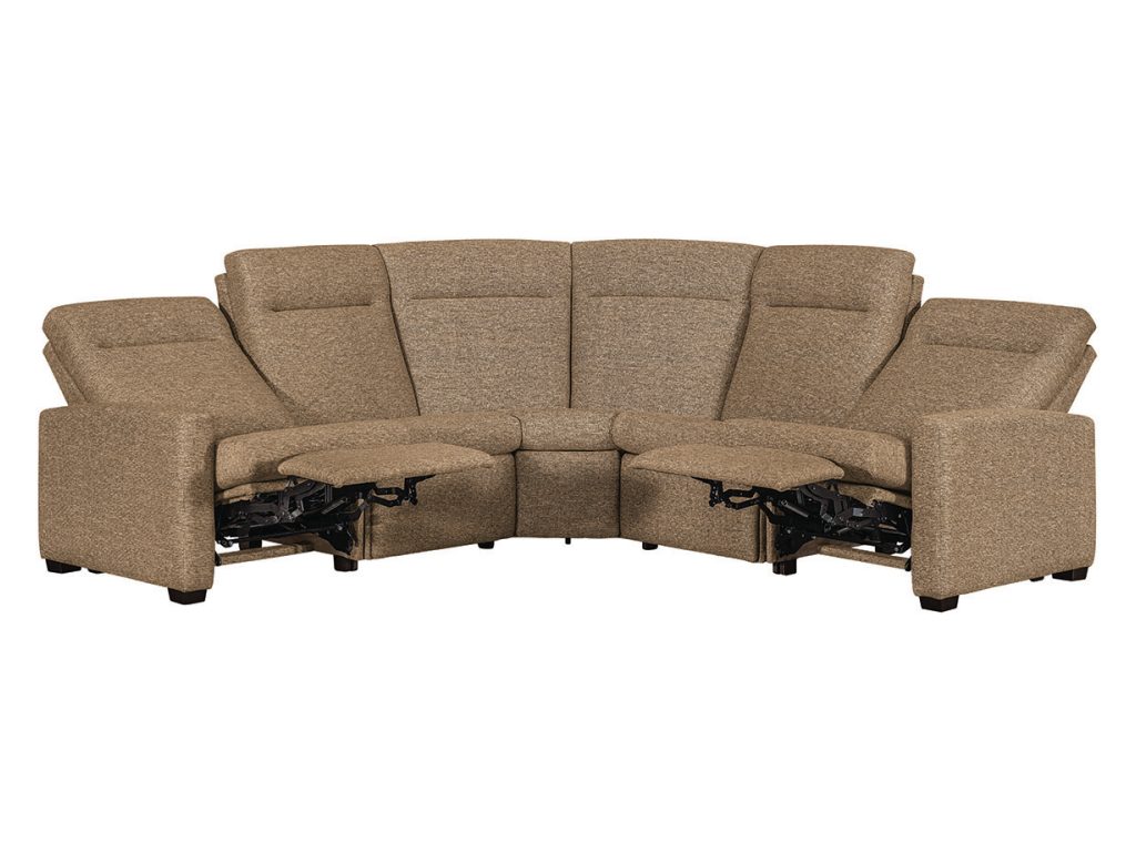 Harmony Wallhugger 5 Piece Sectional Modular Sectional, alternate view 2