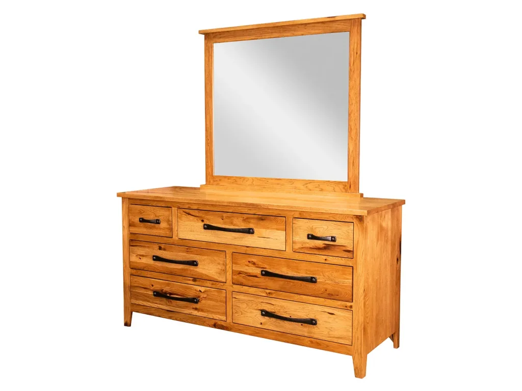 Ridgecrest Flush Mission 7 Drawer Dresser Mirror, primary thumbnail