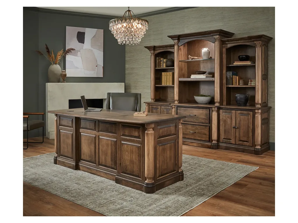 London L Desk Executive Desk, alternate view 1