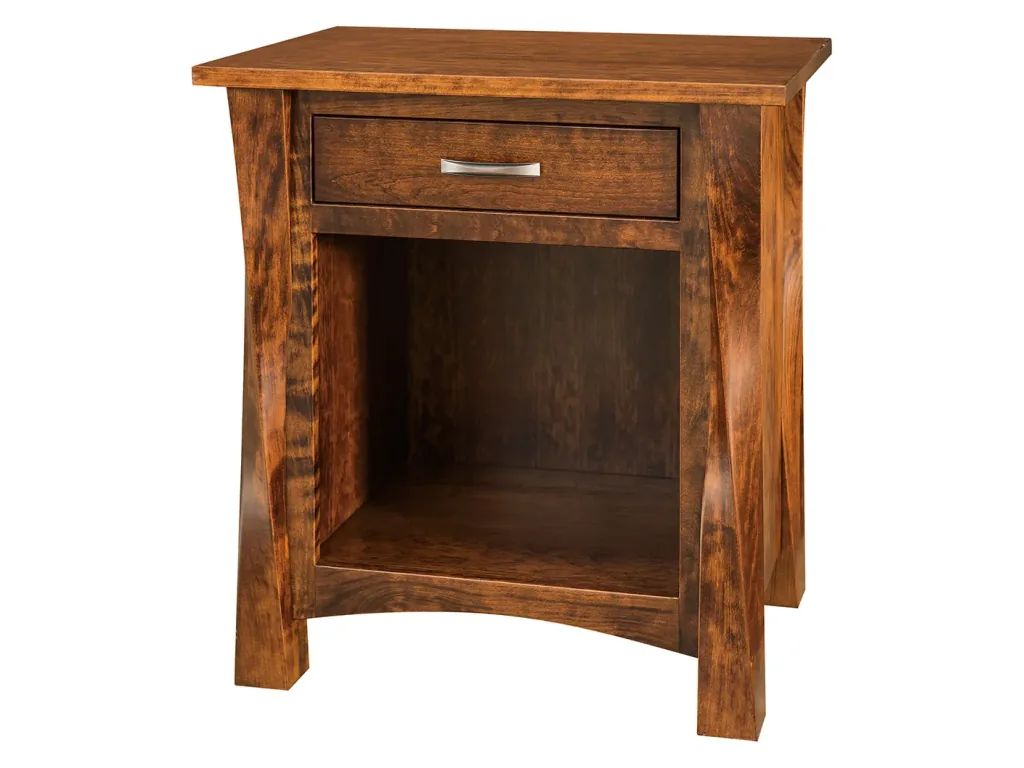 Amish Furniture of NE Lexington Open Nightstand Bedside Table, primary thumbnail