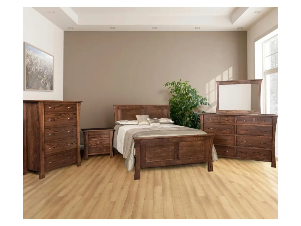 Amish Furniture of NE Catalina 3 Drawer Nightstand, alternate view 4