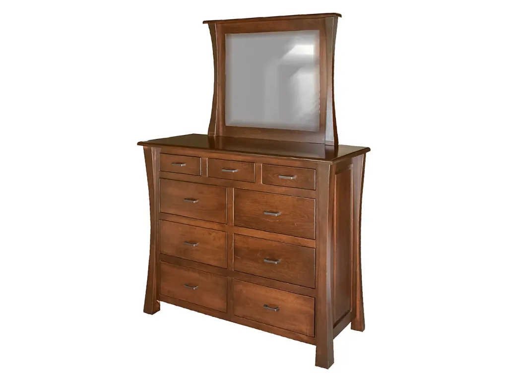 Amish Furniture of NE Vandalia 9 Drawer Mule Dresser, primary thumbnail