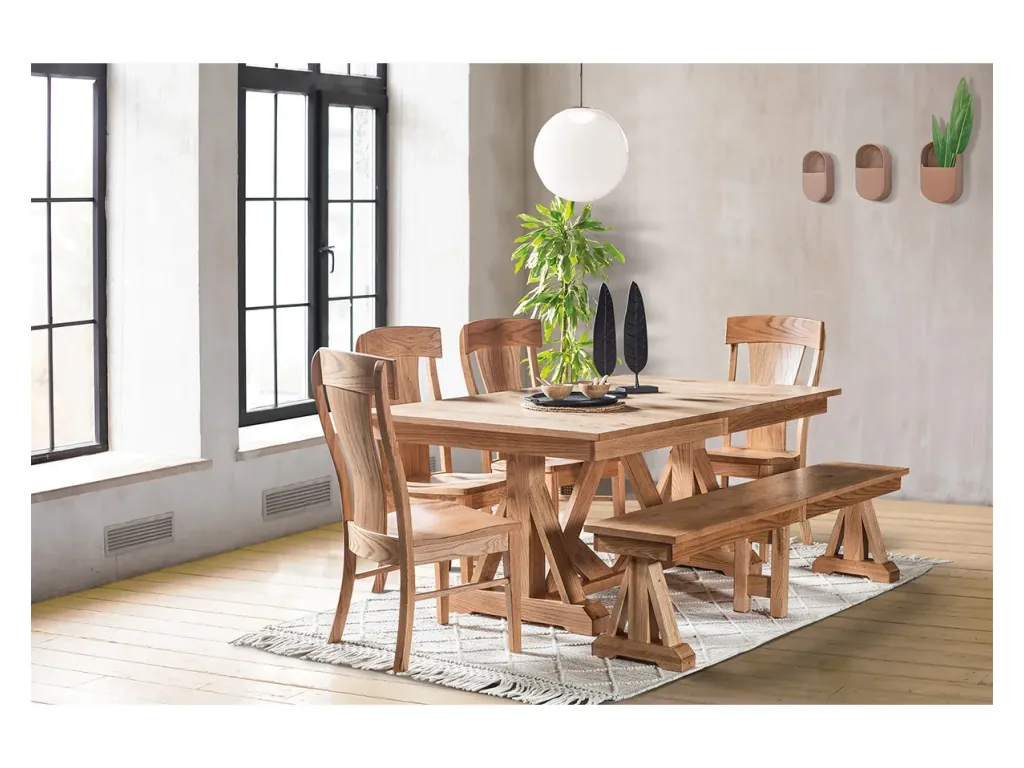 Amish Furniture of NE Bailey Bench, alternate view 1