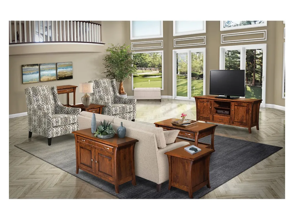 Amish Furniture of NE Ensenada Sofa Table, alternate view 1
