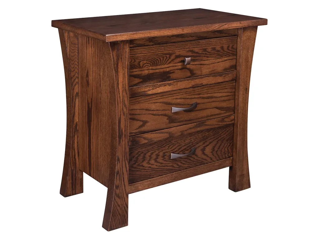 Amish Furniture of NE Catalina 3 Drawer Nightstand, primary thumbnail