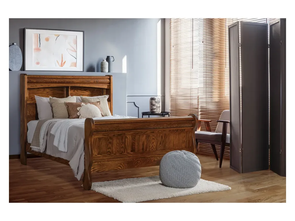 Old Classic Sleigh Bookcase Headboard, alternate view 1